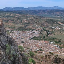 View to Archidona from the summit of Cerro Virgen de Gracia